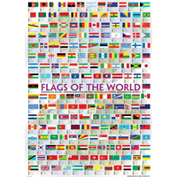 EUROGRAPHICS Puzzle Vlajky sveta 1000 dielikov