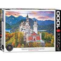 EUROGRAPHICS Puzzle Zámok Neuschwanstein (HDR) 1000 dielikov