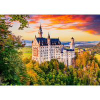 ENJOY Puzzle Zámok Neuschwanstein na jeseň, Nemecko 1000 dielikov