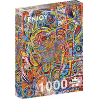 ENJOY Puzzle Život kvetov 1000 dielikov