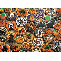 COBBLE HILL Rodinné puzzle Halloweenské perníčky 350 dielikov
