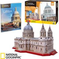 CUBICFUN 3D puzzle National Geographic: Katedrála svätého Pavla 107 dielikov