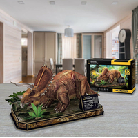 CUBICFUN 3D puzzle National Geographic: Triceratops 44 dielikov