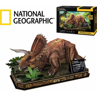 CUBICFUN 3D puzzle National Geographic: Triceratops 44 dielikov