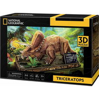 CUBICFUN 3D puzzle National Geographic: Triceratops 44 dielikov