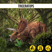CUBICFUN 3D puzzle National Geographic: Triceratops 44 dielikov
