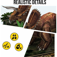 CUBICFUN 3D puzzle National Geographic: Triceratops 44 dielikov