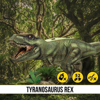 CUBICFUN 3D puzzle National Geographic: Tyrannosaurus Rex 52 dielikov