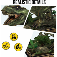 CUBICFUN 3D puzzle National Geographic: Tyrannosaurus Rex 52 dielikov
