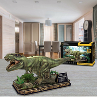 CUBICFUN 3D puzzle National Geographic: Tyrannosaurus Rex 52 dielikov