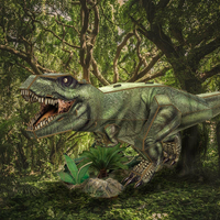 CUBICFUN 3D puzzle National Geographic: Tyrannosaurus Rex 52 dielikov