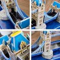 CUBICFUN 3D puzzle Tower Bridge 52 dielikov