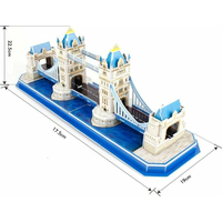 CUBICFUN 3D puzzle Tower Bridge 52 dielikov