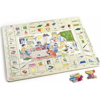 LARSEN Puzzle Angličtina 6: V škole 70 dielikov