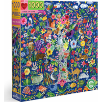 EEBOO Štvorcové puzzle Strom života 1000 dielikov