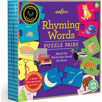 EEBOO Duo puzzle Anglické rýmovanie 25x2 dieliky