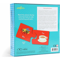 EEBOO Duo puzzle Anglické rýmovanie 25x2 dieliky