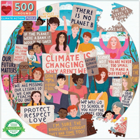 EEBOO Okrúhle puzzle Chráňte klímu našej planéty 500 dielikov