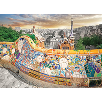 EUROGRAPHICS Puzzle Barcelona - park Güell 1000 dielikov