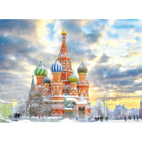 EUROGRAPHICS Puzzle Chrám Vasila Blaženého, Moskva 1000 dielikov