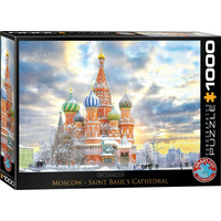 EUROGRAPHICS Puzzle Chrám Vasila Blaženého, Moskva 1000 dielikov