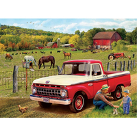 EUROGRAPHICS Puzzle Starý otec auto 1000 dielikov