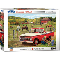 EUROGRAPHICS Puzzle Starý otec auto 1000 dielikov