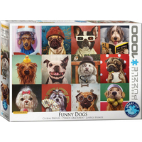 EUROGRAPHICS Puzzle Legrační psy 1000 dielikov