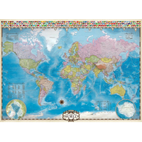 EUROGRAPHICS Puzzle Mapa sveta 1000 dielikov