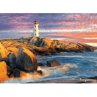 EUROGRAPHICS Puzzle Peggy&#39;s Cove Lighthouse, Nové Škótsko 1000 dielikov