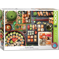 EUROGRAPHICS Puzzle Sushi stôl 1000 dielikov