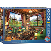 EUROGRAPHICS Puzzle Útulná chata 1000 dielikov