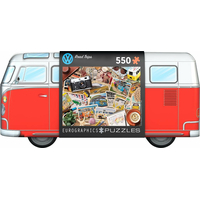 EUROGRAPHICS Puzzle v plechovej krabičke Volkswagen Road Trip 550 dielikov
