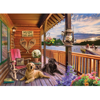 COBBLE HILL Puzzle Vitajte v dome pri jazere 1000 dielikov