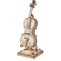 ROBOTIME Rolife 3D drevené puzzle Violončelo 58 dielikov