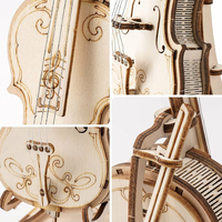 ROBOTIME Rolife 3D drevené puzzle Violončelo 58 dielikov