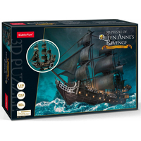 CUBICFUN Svietiace 3D puzzle Plachetnica Queen Anne&#39;s Revenge 293 dielikov