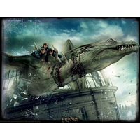 PRIME 3D Puzzle Harry Potter: Útek z Gringottovíc banky 3D XL 300 dielikov