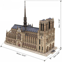 CUBICFUN 3D puzzle Katedrála Notre-Dame 293 dielikov