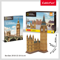 CUBICFUN 3D puzzle National Geographic: Big Ben 94 dielikov