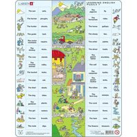 LARSEN Puzzle Angličtina 7: Na vidieku 64 dielikov