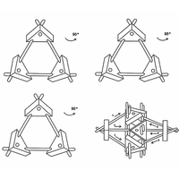 MI-TOYS Bambusový hlavolam Triangulated