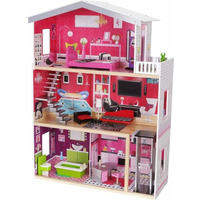 ECOTOYS Domček pre bábiky Malibu s vybavením