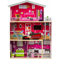 ECOTOYS Domček pre bábiky Malibu s vybavením