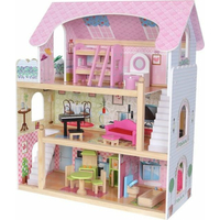 ECOTOYS Domček pre bábiky Rozprávková rezidencia s vybavením