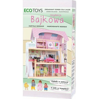 ECOTOYS Domček pre bábiky Rozprávková rezidencia s vybavením