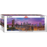 EUROGRAPHICS Panoramatické puzzle Brooklynský most, New York 1000 dielikov