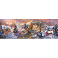 EUROGRAPHICS Panoramatické puzzle Ideme k babičke 1000 dielikov