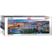 EUROGRAPHICS Panoramatické puzzle Praha, Česká republika 1000 dielikov