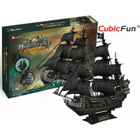 CUBICFUN 3D puzzle Plachetnica Queen Anne&#39;s Revenge 328 dielikov